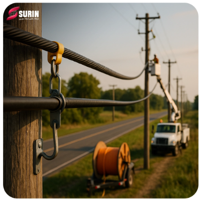 راهنمای کامل نصب و معرفی کابل فیبر نوری هوایی برای کاربردهای بیرونی